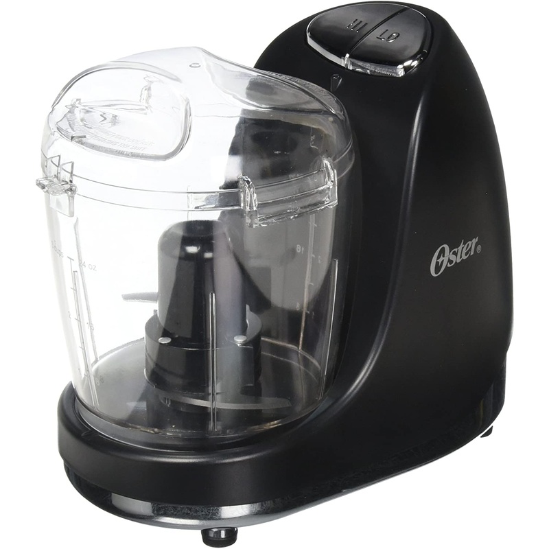 Oster 3320-051 Mini Food Chopper Processor Slicer, 220 Volts (Not for USA),Black