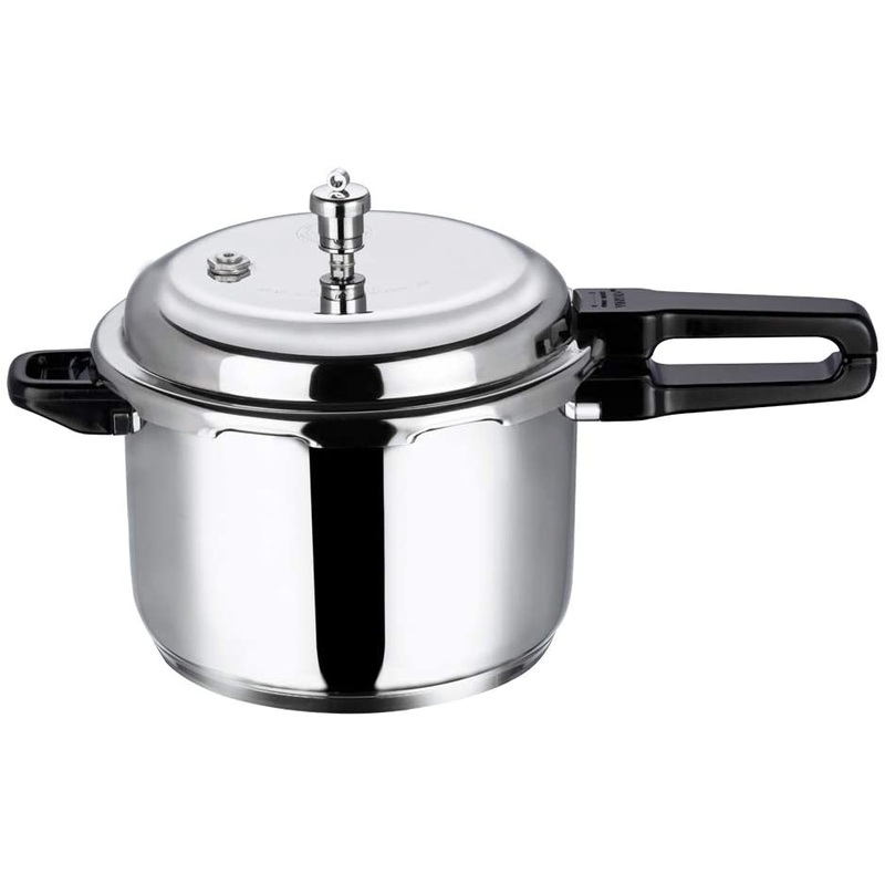 Vinod 8 Liter Stainless Steel Sandwich Bottom Pressure Cooker