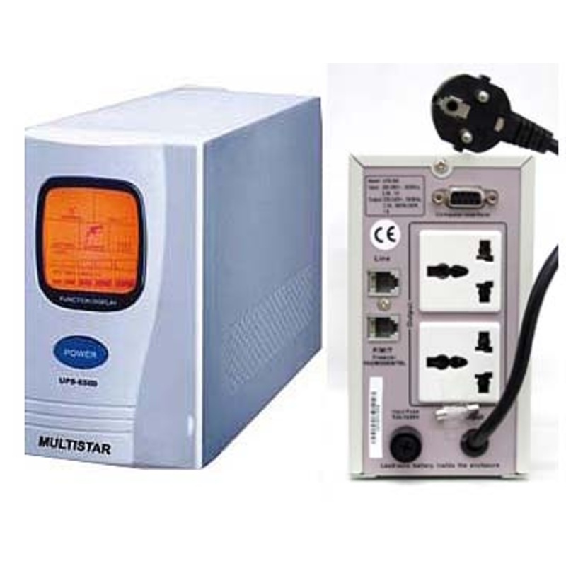 UPS 650D 220-240 Volt, 50/60 Hz Rated Power-650VA/400W