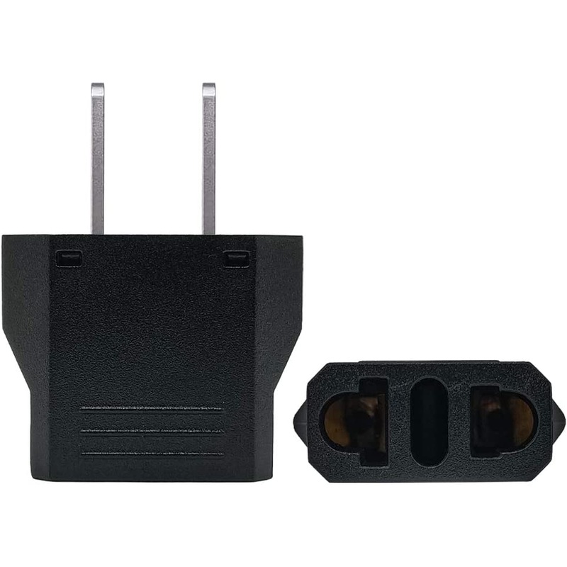 Ckitze US European to American Outlet Plug Adapter