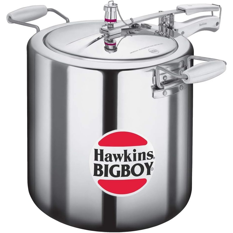Hawkins BB22 Classic Aluminum Bigboy Pressure Cooker 22 Liter