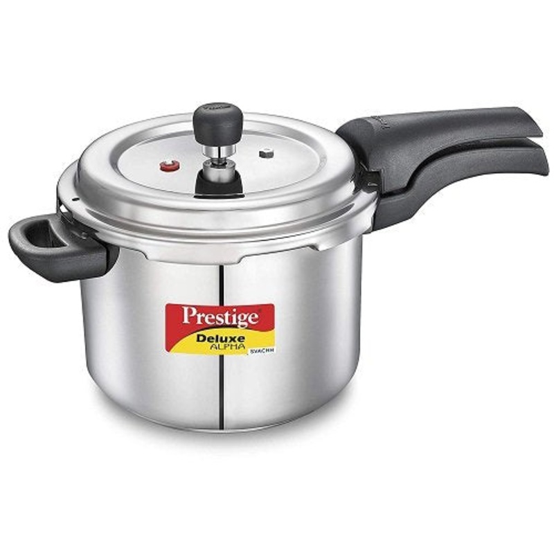 Prestige Svachh Deluxe Alpha 4 Liter Stainless Steel Pressure Cooker