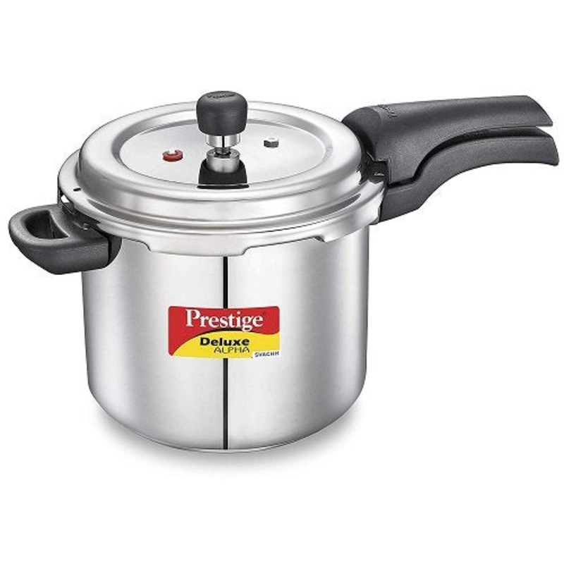 Prestige Svachh Deluxe Alpha 5.5 Liter Stainless Steel Pressure Cooker