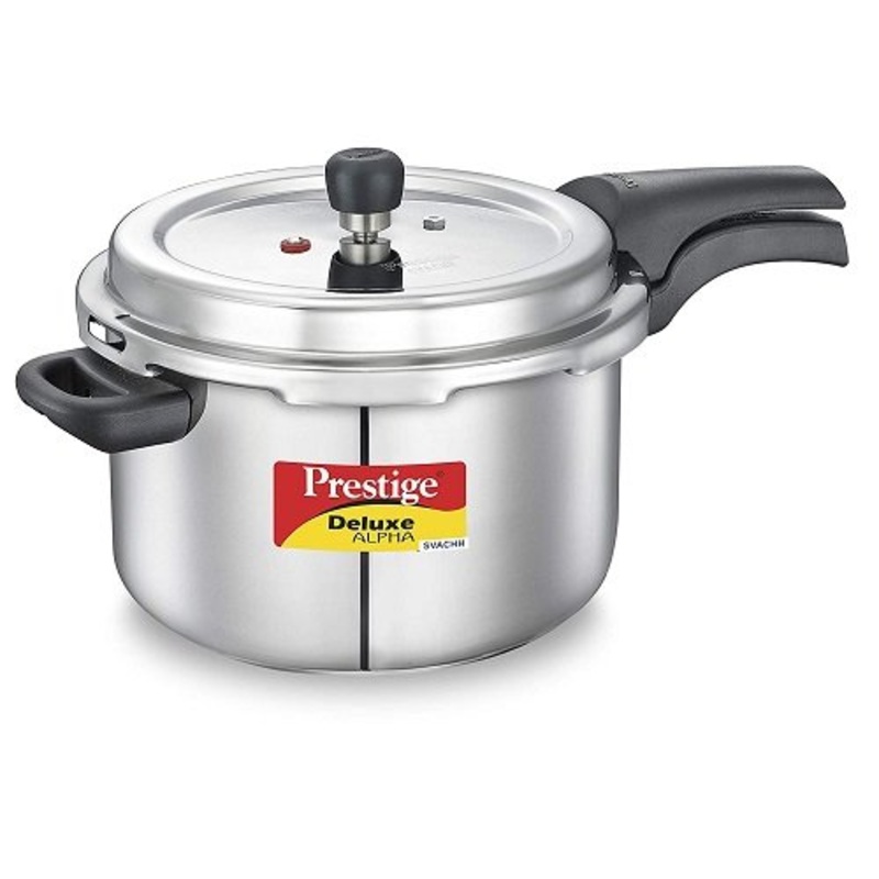 Prestige Svachh Deluxe Alpha 6.5 Liter Stainless Steel Pressure Cooker