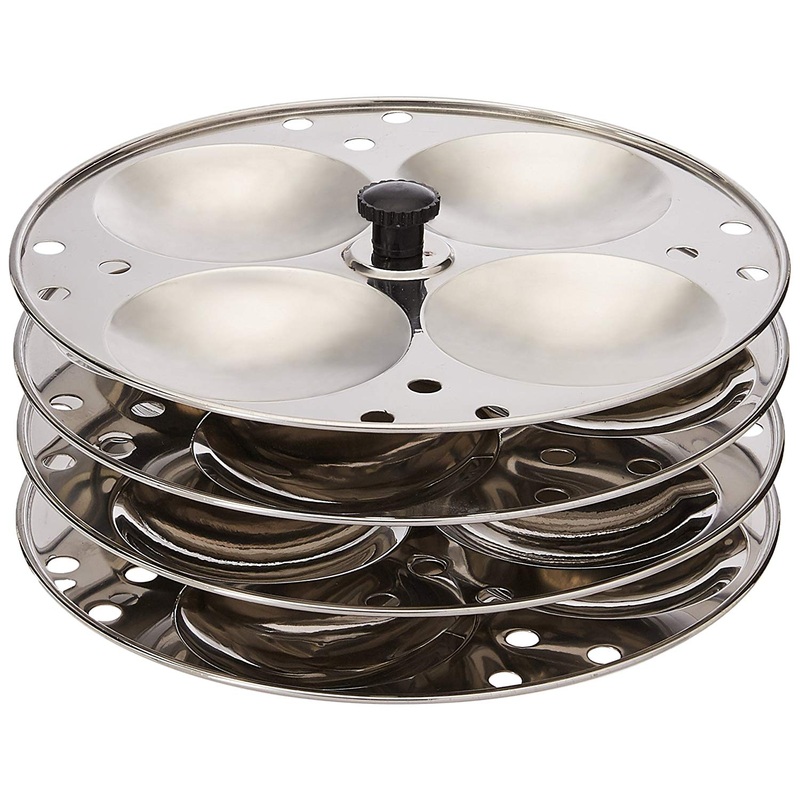 Tabakh 4-Rack Stainless Steel Idli Stand