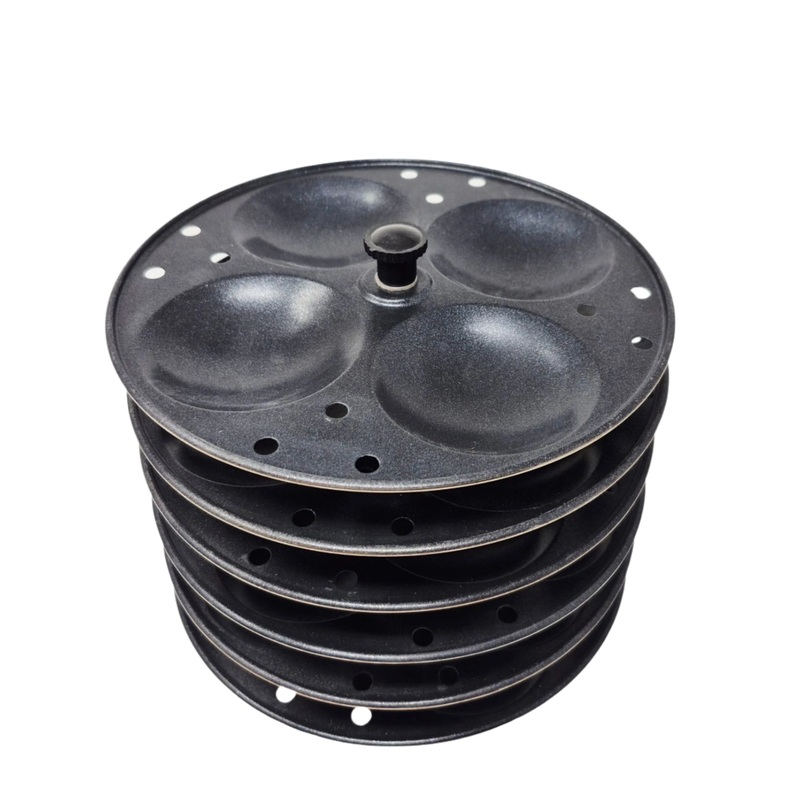 TABAKH Non-Stick 6-Rack Idly Stand, Makes 24 Idlis
