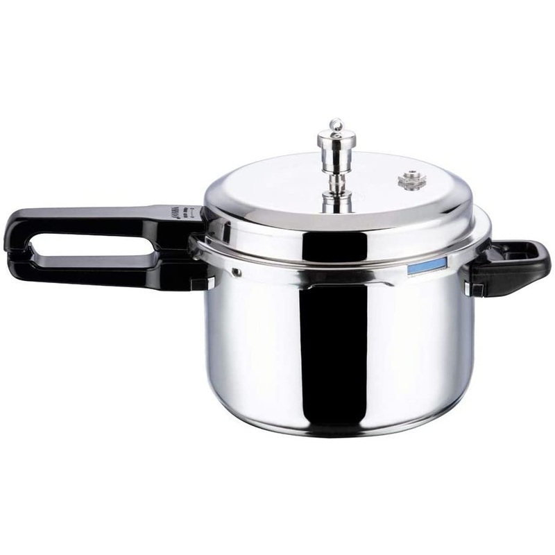 Vinod 5 Liter Stainless Steel Sandwich Bottom Pressure Cooker