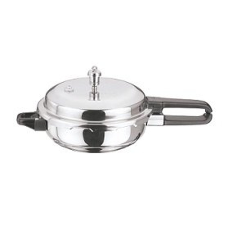 Vinod Jumbo Splendid Stainless Steel Sandwich Bottom Pressure Pan 6 Liters