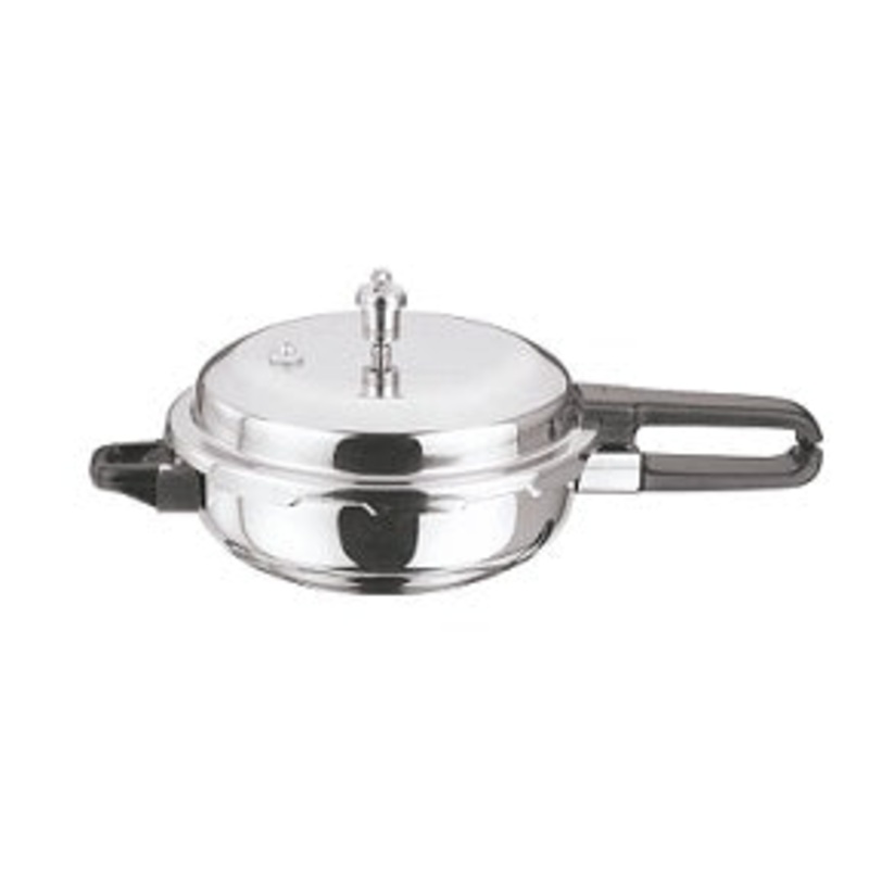 Vinod Mini Splendid Stainless Steel Sandwich Bottom Pressure Pan 2 Liters