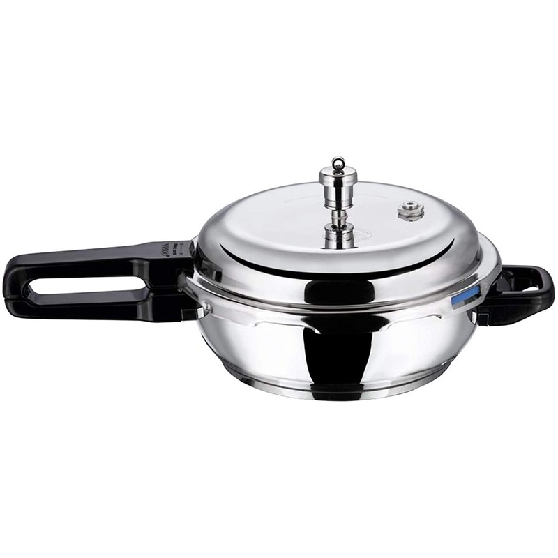 Vinod Senior Splendid Stainless Steel Sandwich Bottom Pressure Pan 4.5 Liters