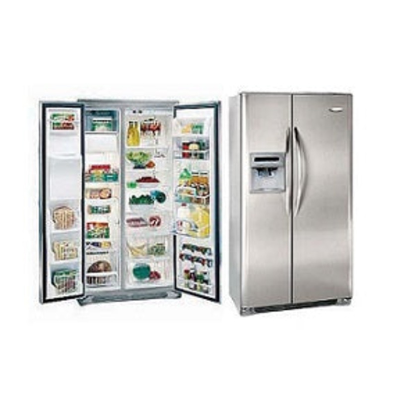 White WestingHouse WPVC25V9GS 22.6 CU.FT Side By Side 220V