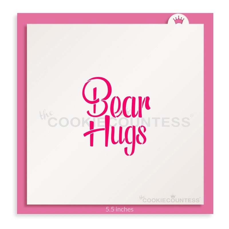 Bear Hugs Stencil