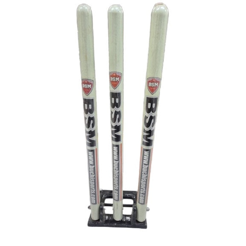 BSM Spring Return Stump Set for Cricket