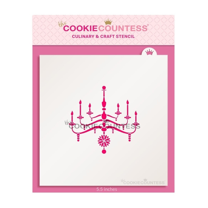 Chandelier Stencil