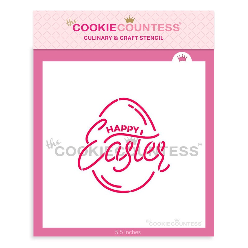 Easter Egg: Happy Easter Stencil