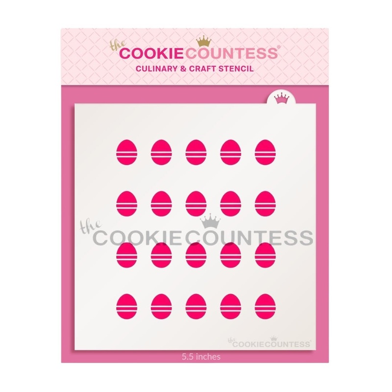 Easter Egg - Harlequin Companion Stencil