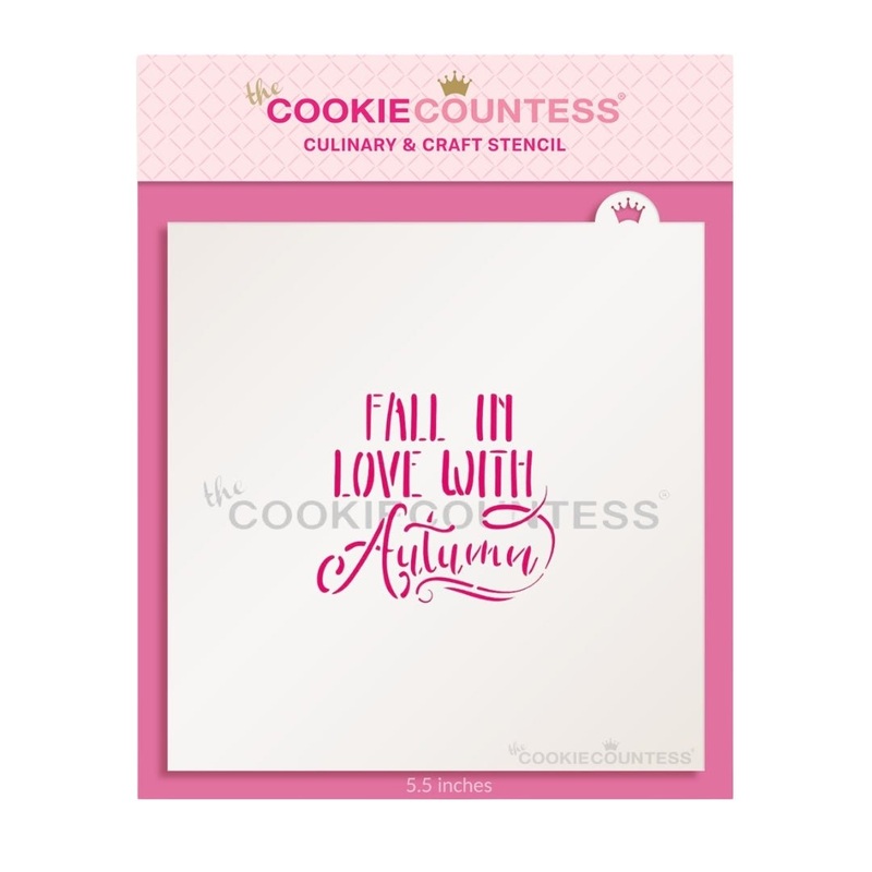 Fall in Love with Autumn Stencil