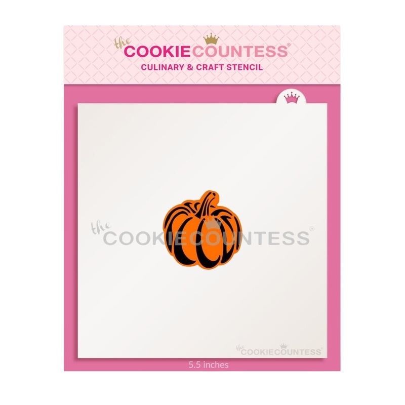 Fall Pumpkin 2 Piece Stencil