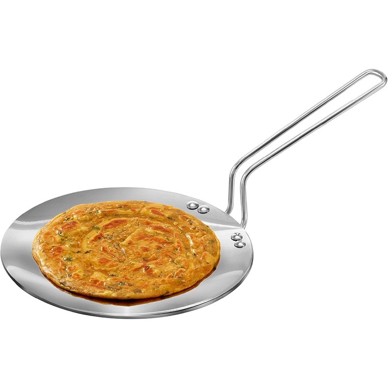Hawkins Tri-Ply Stainless Steel Tava 22 cm, 3.5mm Induction Compatible