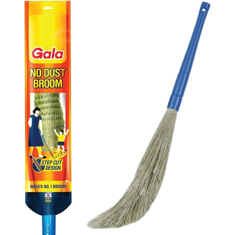 No Dust Broom For Floor Cleaning, broom stick for home floor cleaning, Jhadu for home cleaning, Made of washable Fibers (Pack of 1)