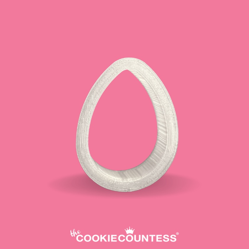 Small Egg Cookie Cutter 2.5"
