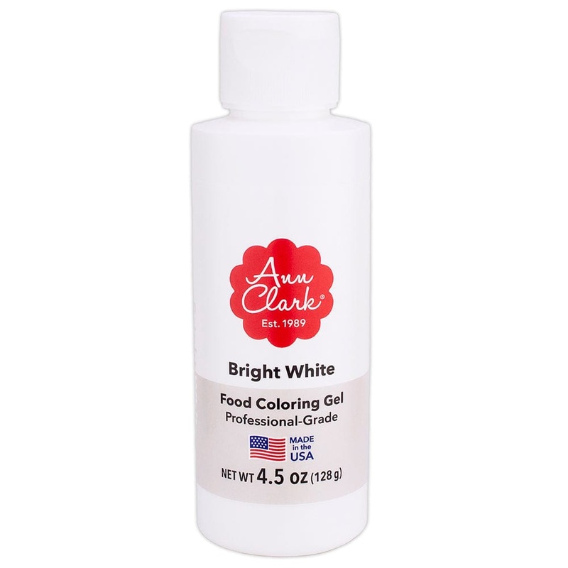 Ann Clark Bright White Food Coloring Gel Color 4.5 oz
