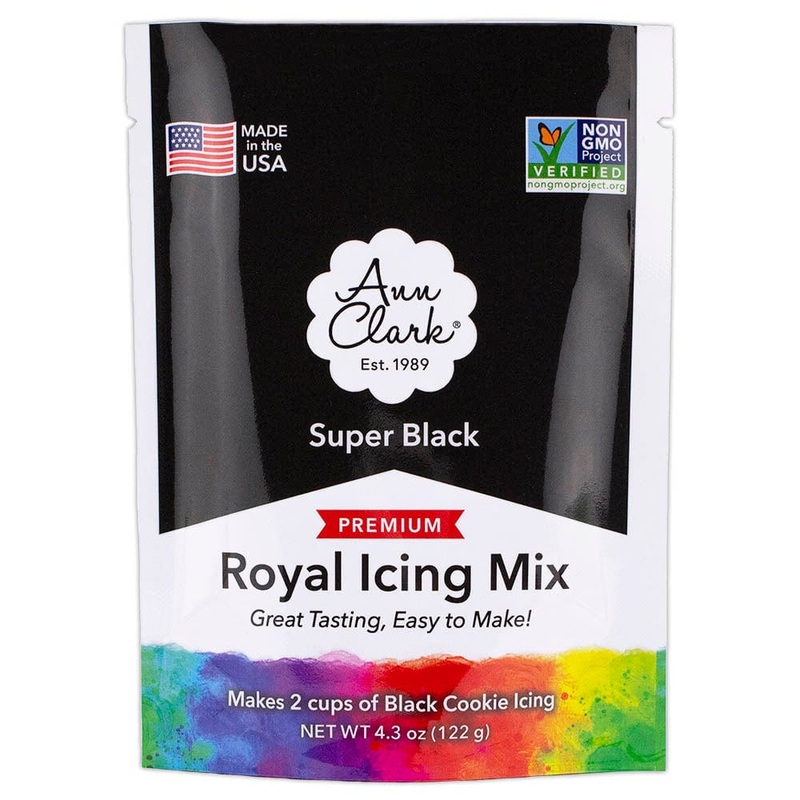 Ann Clark Vegan Royal Icing Mix Black 4.3 oz