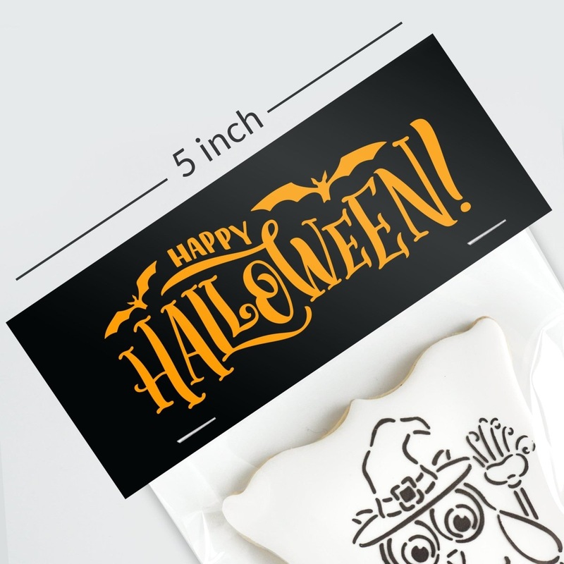 Bag Topper 5" - Halloween