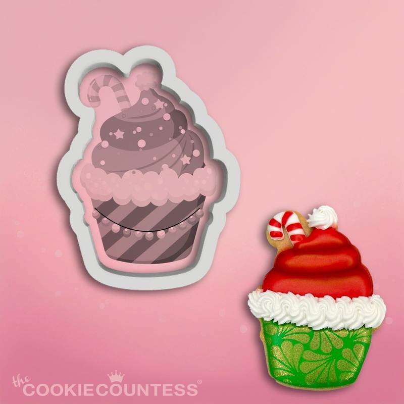 Christmas Cupcake Cookie Cutter