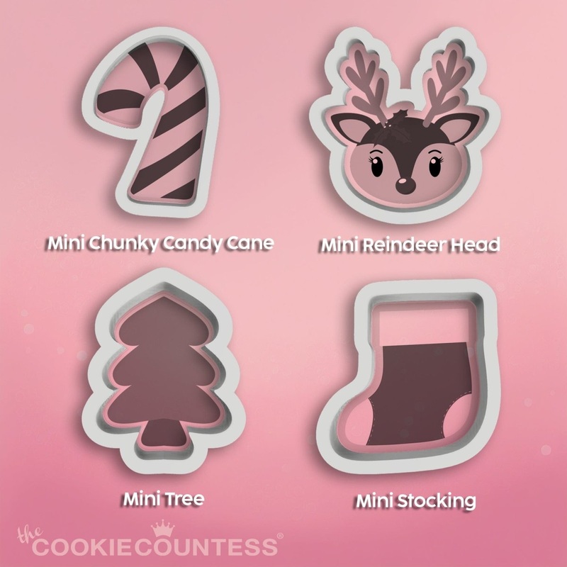 Christmas Set of 4 MINI Cookie Cutters