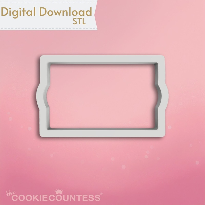Cookies Tray Cookie Cutter STL