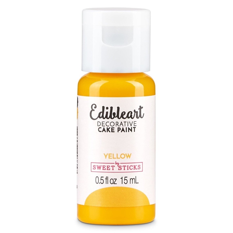 Edible Art Decorative Paint - Yellow 15ml