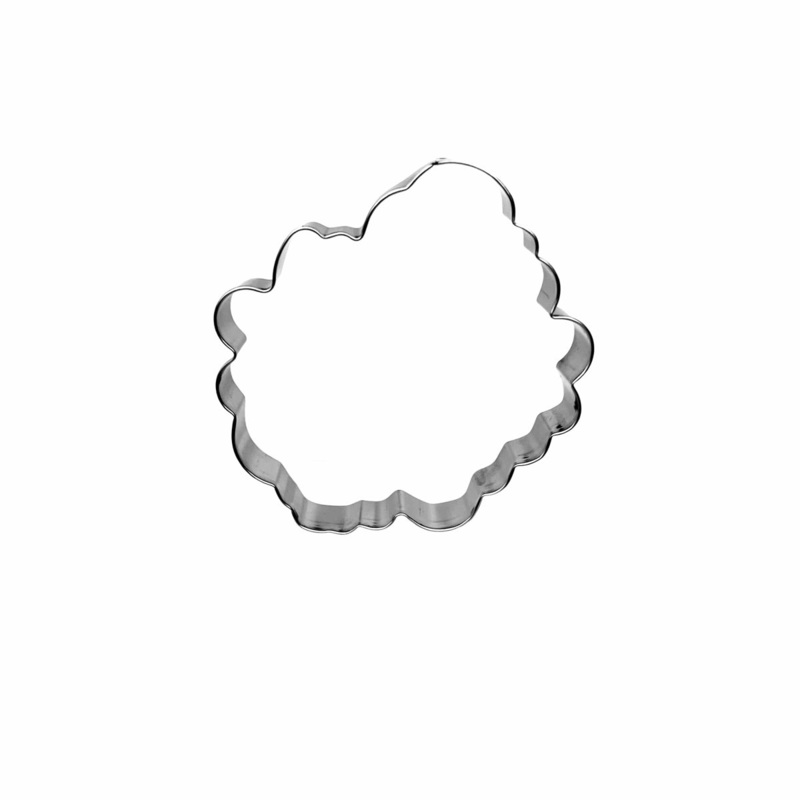 Floral Plaque Cookie Cutter 4 X 3.5"