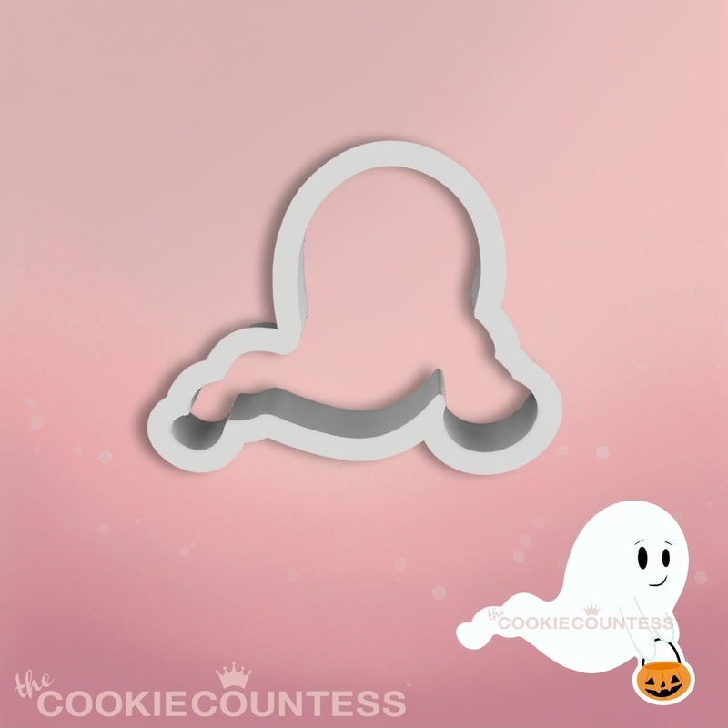 Flying Trick or Treat Ghost Cookie Cutter