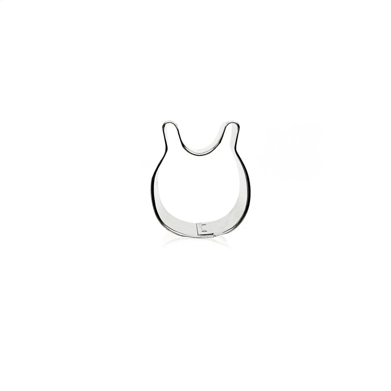 Mini Baby Bib Cookie Cutter 2"