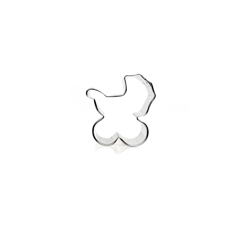 Mini Baby Carriage Cookie Cutter 2"