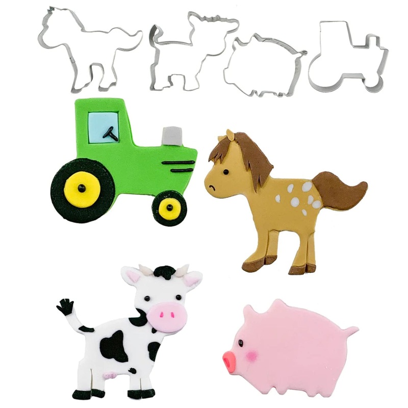 Mini Cookie Cutter set- Farm ( set of 4 cutters)