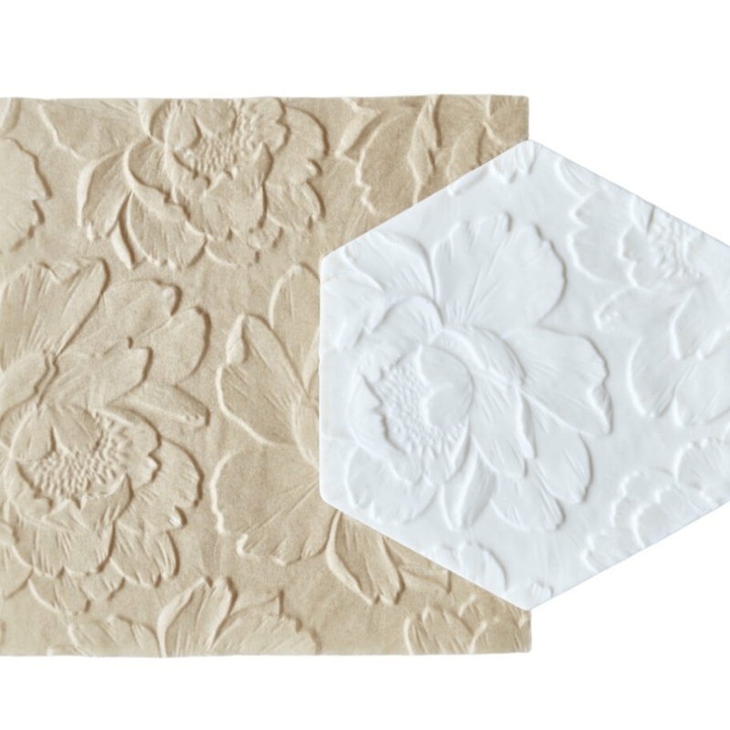 Parchment Texture Sheets - Floral 12