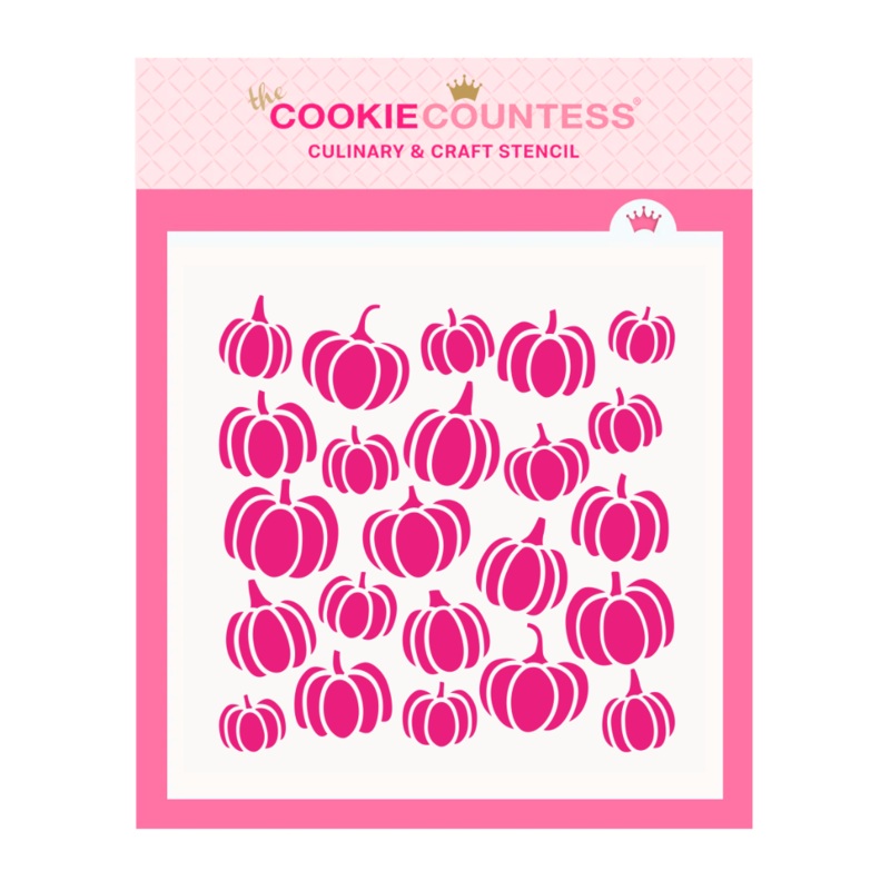 Pumpkin Pattern Stencil