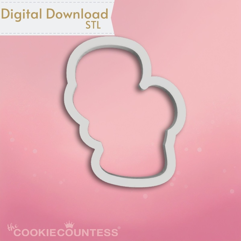 Reindeer Cookie Cutter STL