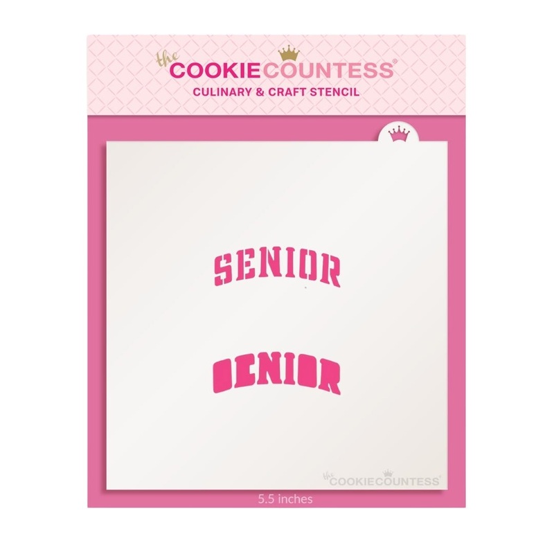 Senior College Sweatshirt Design Stencil