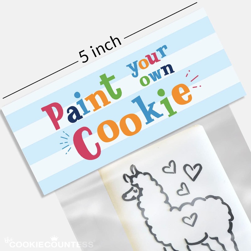 Bag Topper 5" with PYO Instructions - Playful Stripes