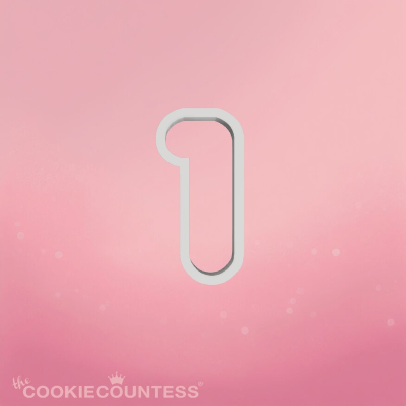 Balloon Number One Cookie Cutter