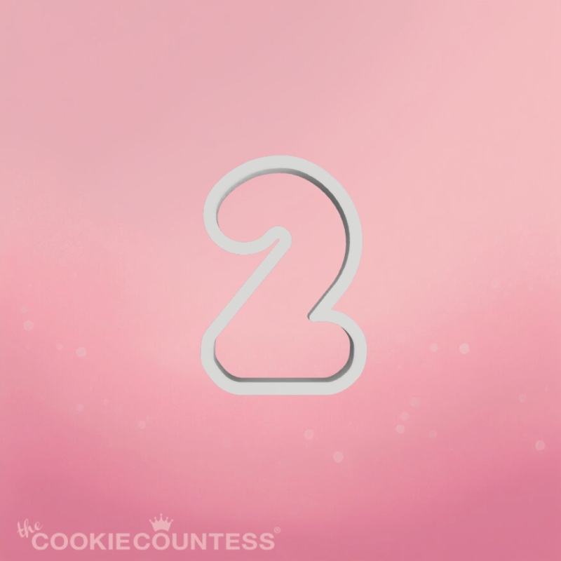 Balloon Number Two Cookie Cutter