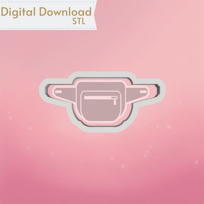 Belt Bag Cookie Cutter STL