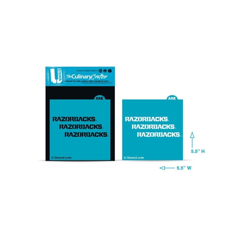 College Stencils- Arkansas Razorbacks Repeat