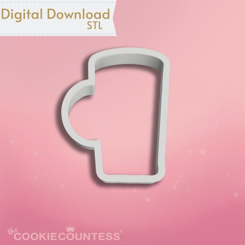 Fall Cup Cookie Cutter STL