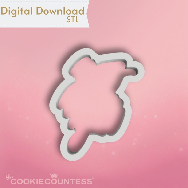 Happy New Year Cookie Cutter STL