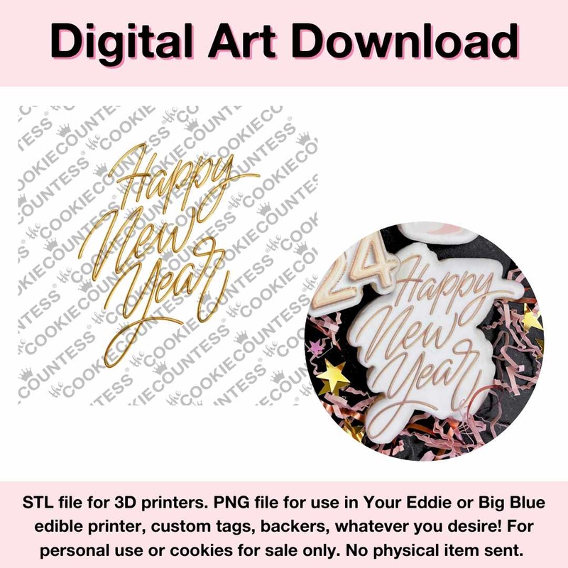 Happy New Year - Digital Download, Cutter and/or Artwork