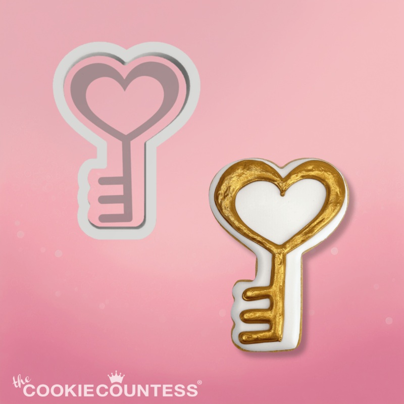 Heart Key Cookie Cutter